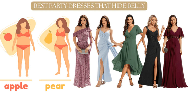 Best Party Dresses That Hide Belly Bulge and Flatter Every Figure