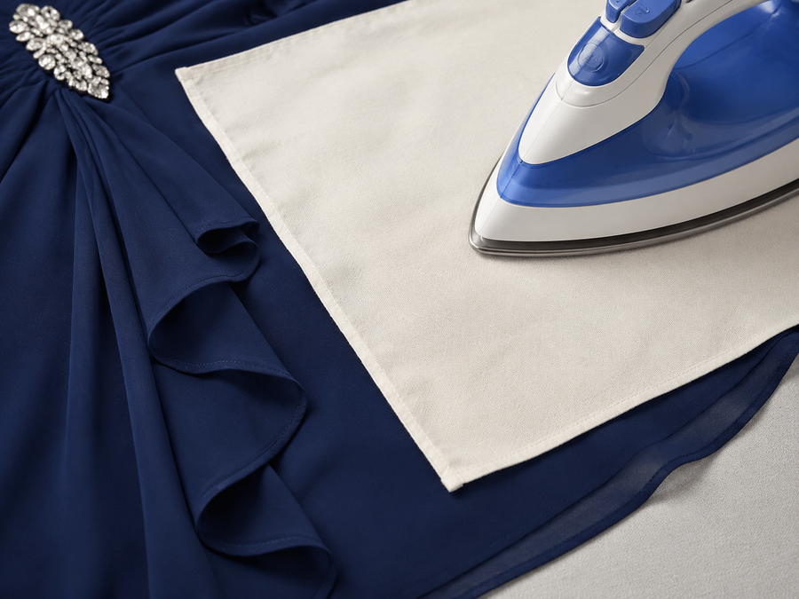 Iron and pressing cloth