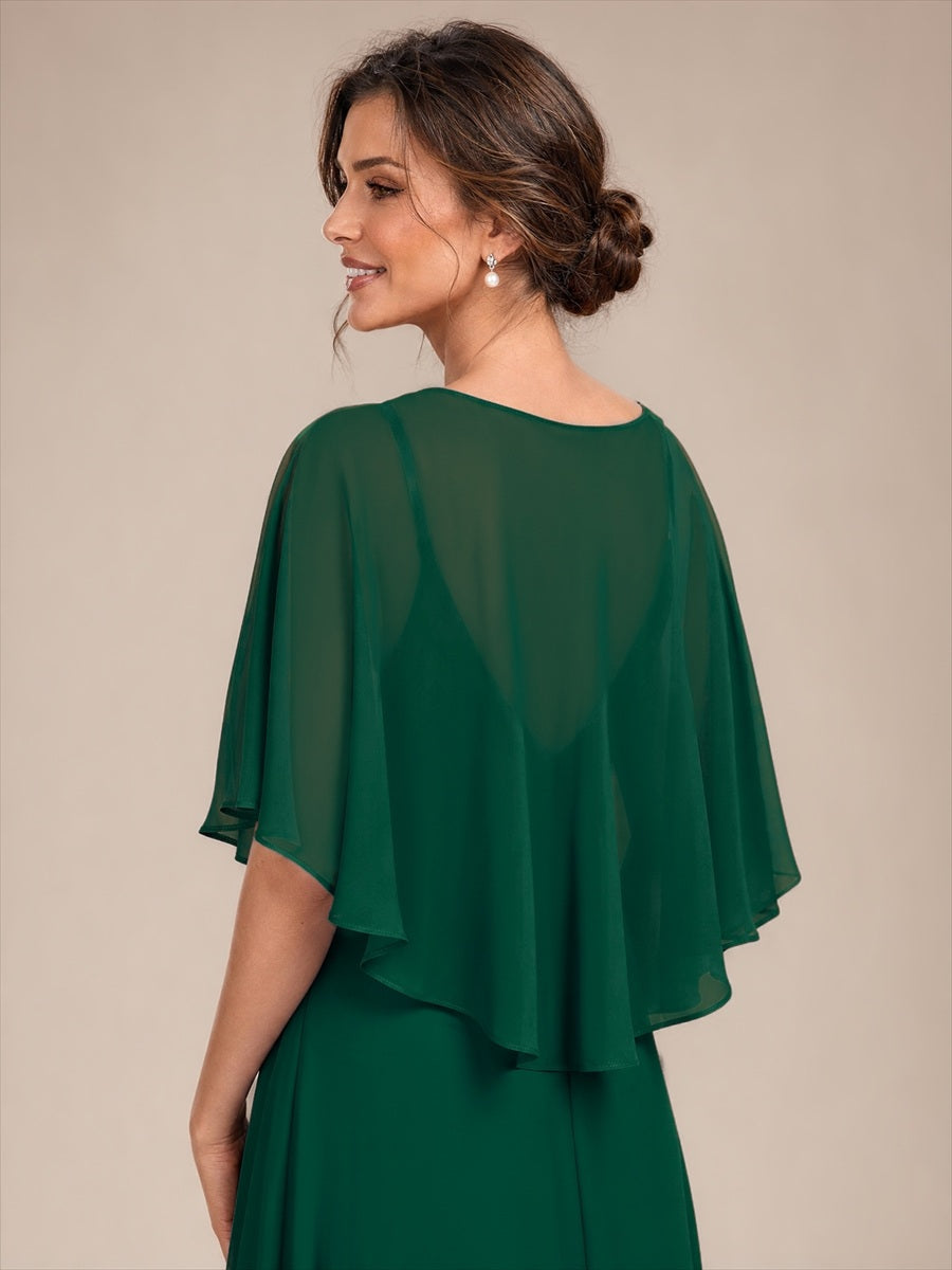 Contemporary Eveningwear Product Detail Design shawl #color_Dark Green