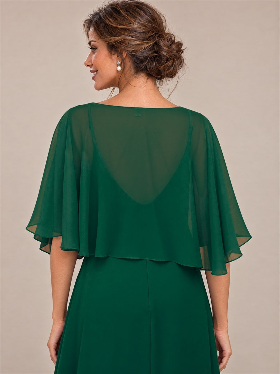 Contemporary Eveningwear Product Detail Design shawl #color_Dark Green