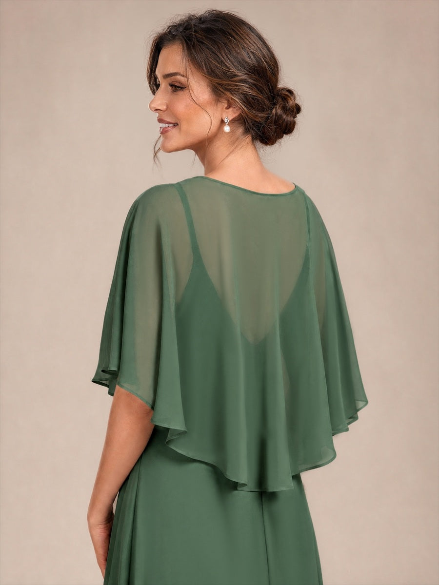 Contemporary Eveningwear Product Detail Design shawl #color_Eucalyptus