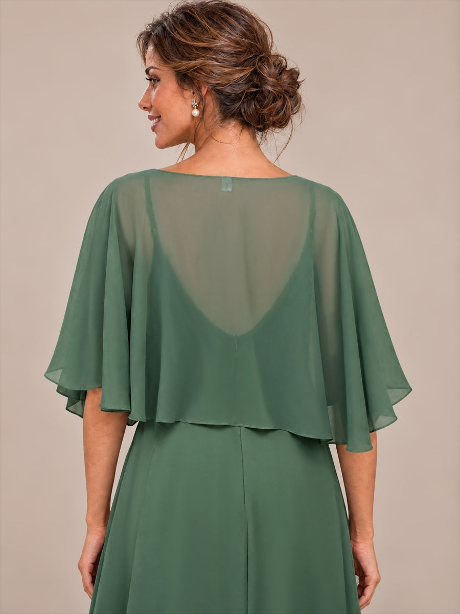 Contemporary Eveningwear Product Detail Design shawl #color_Eucalyptus