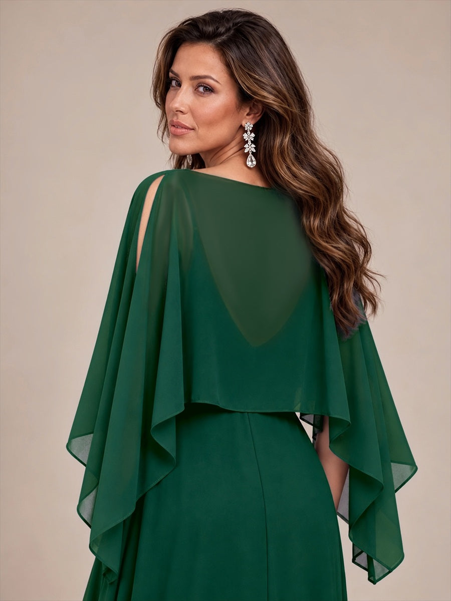 Contemporary Eveningwear Product Detail Design shawl #color_Dark Green