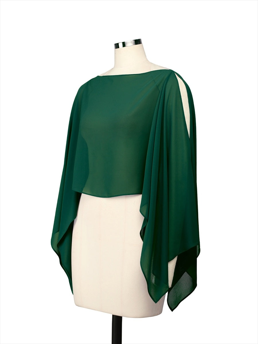 Contemporary Eveningwear Product Detail Design shawl #color_Dark Green