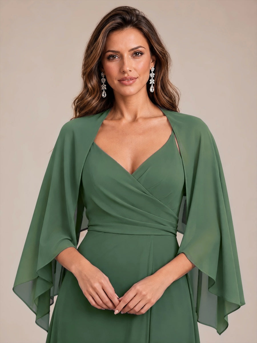 Contemporary Eveningwear Product Detail Design shawl #color_Eucalyptus