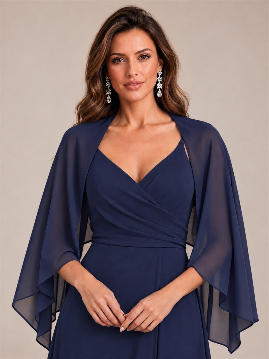 Contemporary Eveningwear Product Detail Design shawl #color_Navy Blue