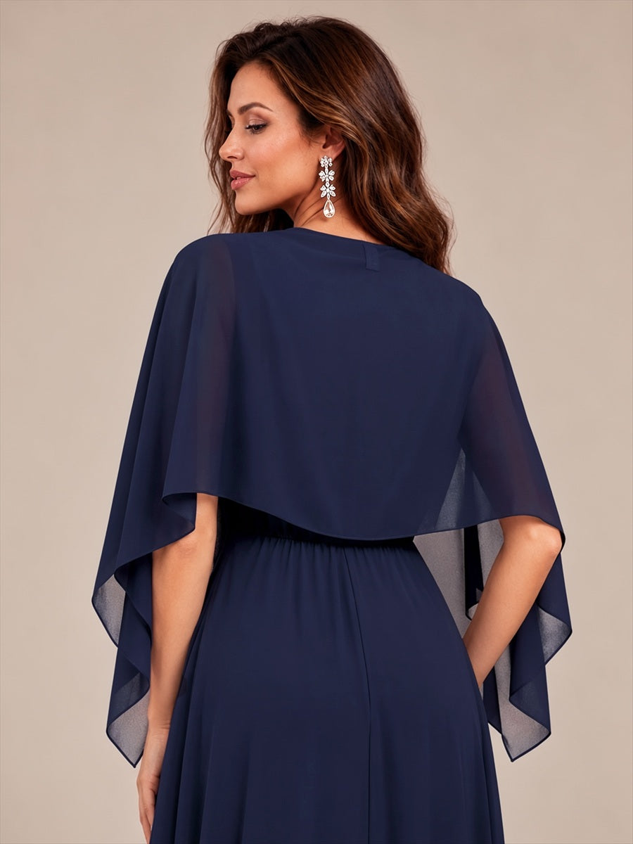Contemporary Eveningwear Product Detail Design shawl #color_Navy Blue