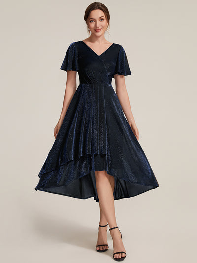 petite cocktail dresses for weddings Meetjen Semi Formal Women Dress Wedding Guest High Low Summer Short Prom Lace Black XS : Clothing, Shoes & Jewelry The sleeveless halter style with a dramatic high slit offers distinctive elegance Petite Formal Wedding Guest Dresses