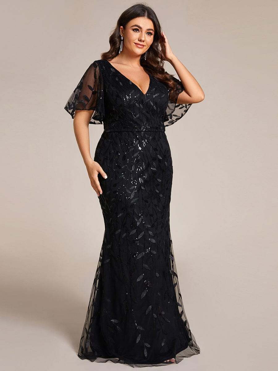 Black Formal Dresses #style_EE00693BK