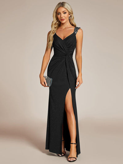 Black Formal Dresses #style_EE01888BK