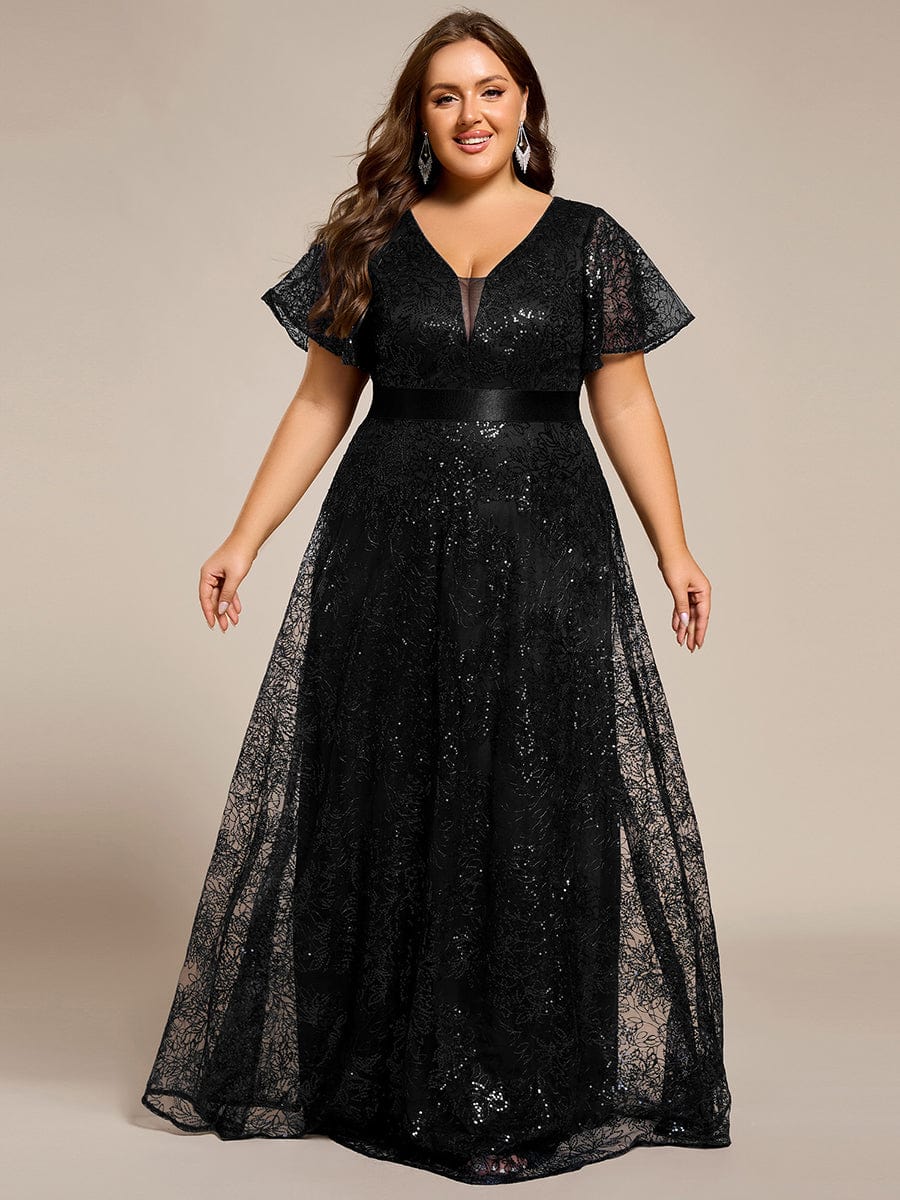 Black Formal Dresses #style_EE02314BK