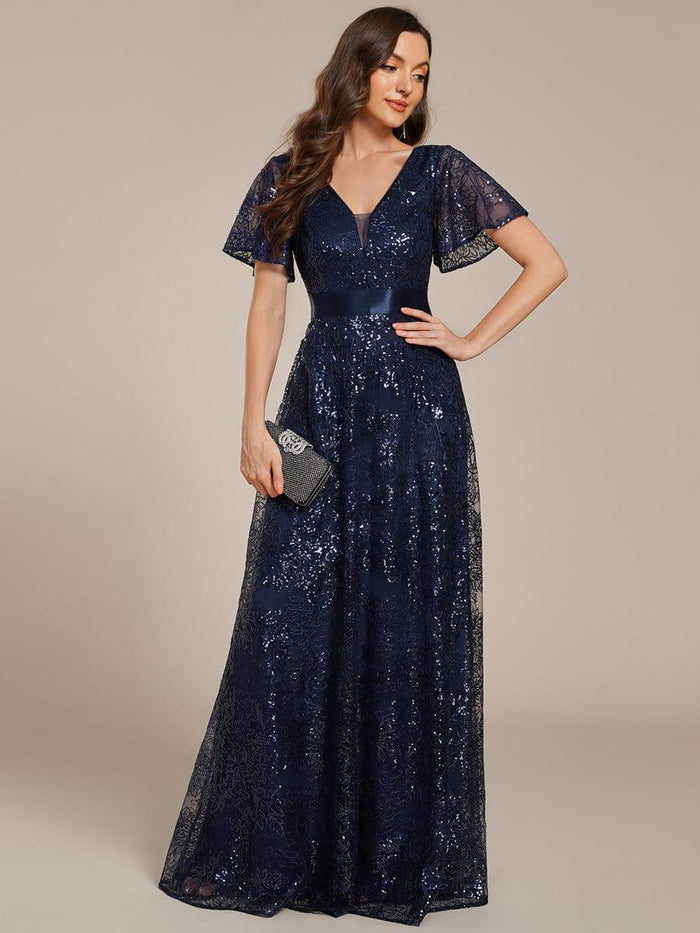 Sequin Formal Maxi Dress
