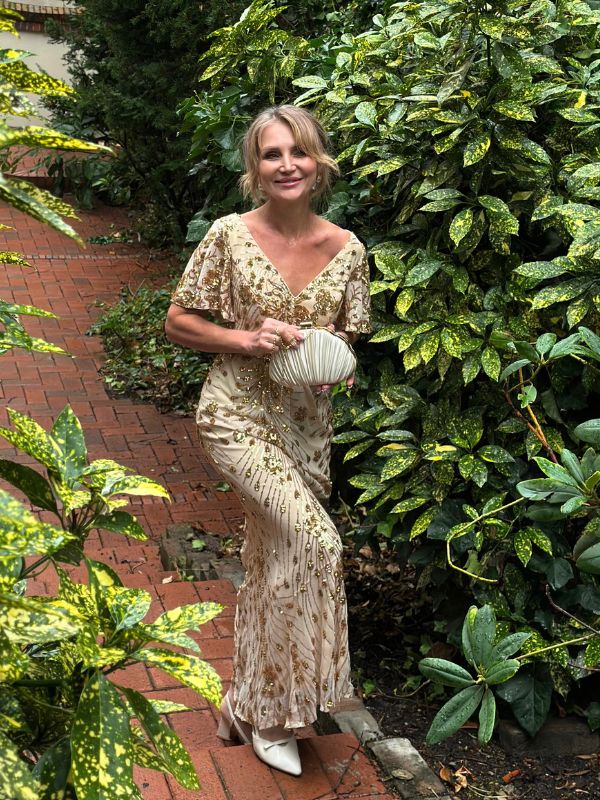 ever PALMER|Embroidery Sequin Mother of the Bride Dress Fan Photos 6
