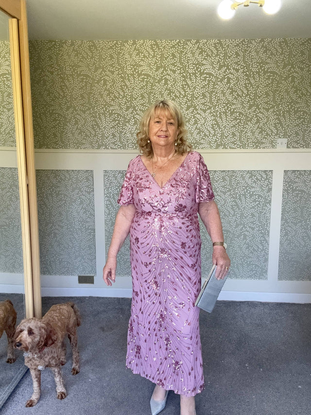 ever PALMER|Embroidery Sequin Mother of the Bride Dress Fan Photos 1
