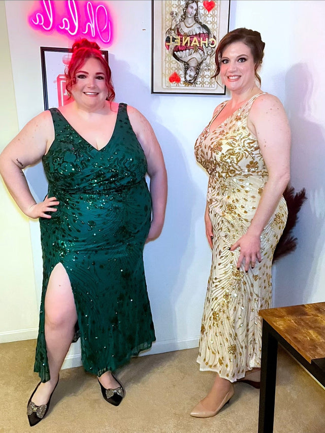 ever JUNIPER| Knotted Sequin Sleeveless Bodycon Formal Evening Dress Fan Photos 2
