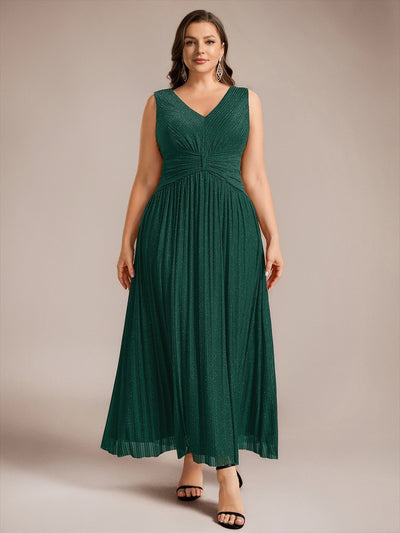 Tulle Sleeveless A-Line Evening Dress