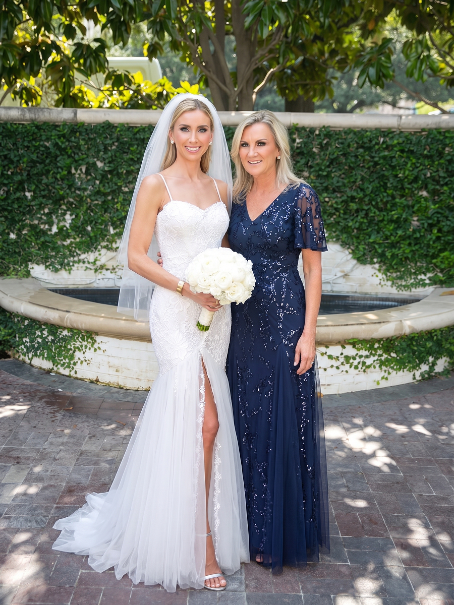 Tiered Tulle Sequins Ruffle Sleeve Evening Dress #color_Navy Blue