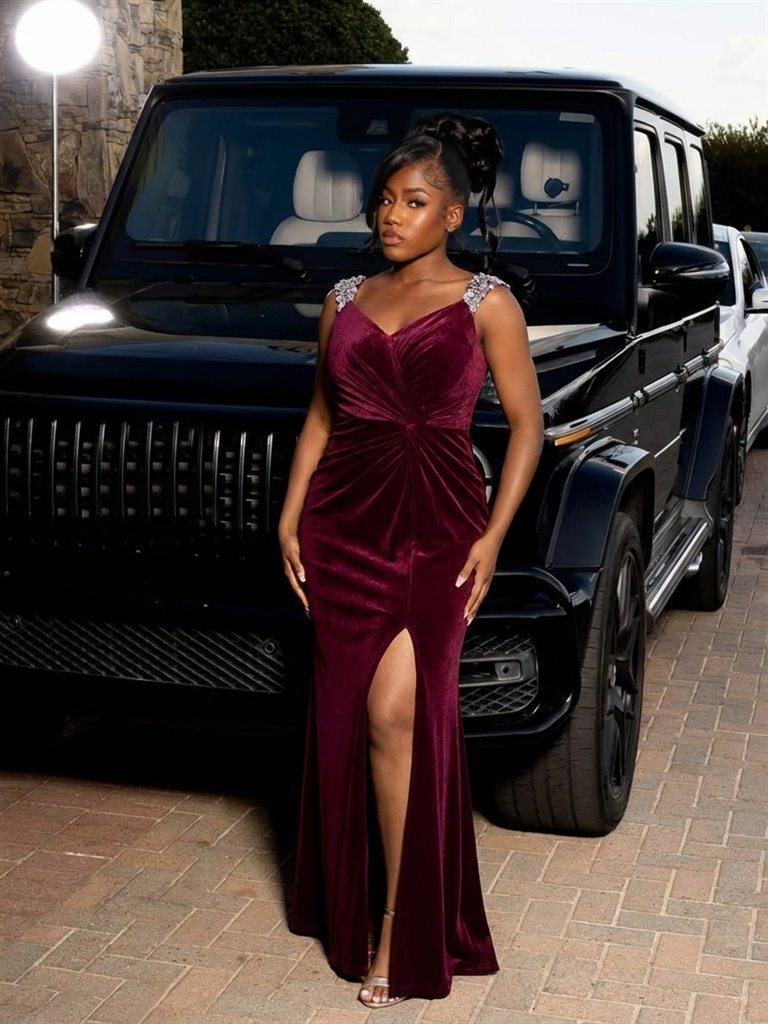 plus size burgundy velvet dress Ever-Pretty Knot Detail Velvet Waist Size:39″ Color_WHITE Whether youre walking down JVN05282 Light Blue Backless