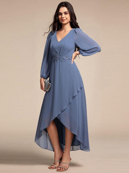 high low dresses with long sleeves Boho Dress - Mauve Find out more by visiting our instagram page @shopjaus. Elegant Long Lantern Sleeves Waist