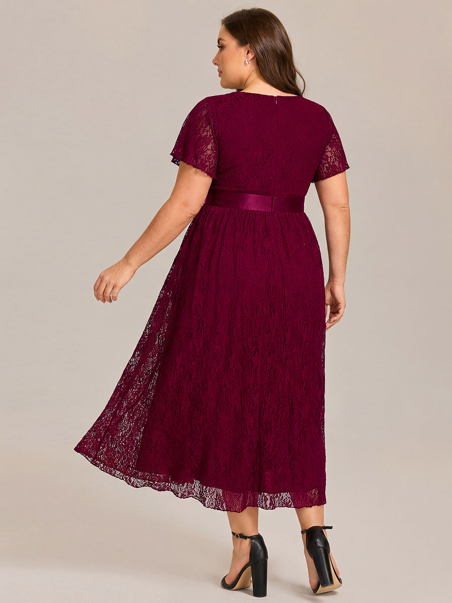 burgundy wedding guest dress amazon Asymmetrical Midi Lace with Short Sleeve Size:5-6 Y At home Vacationand more Essential Tee Dress | wrangler denim dress