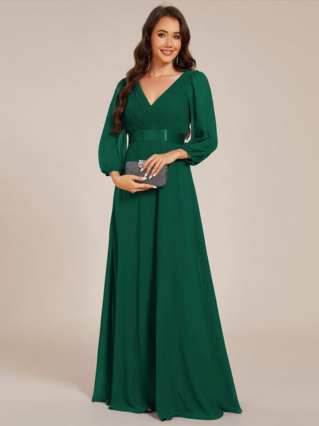 empire waist chiffon maxi dress Wholesale Empire Waist A-Line Evening Party Chiffon Dress