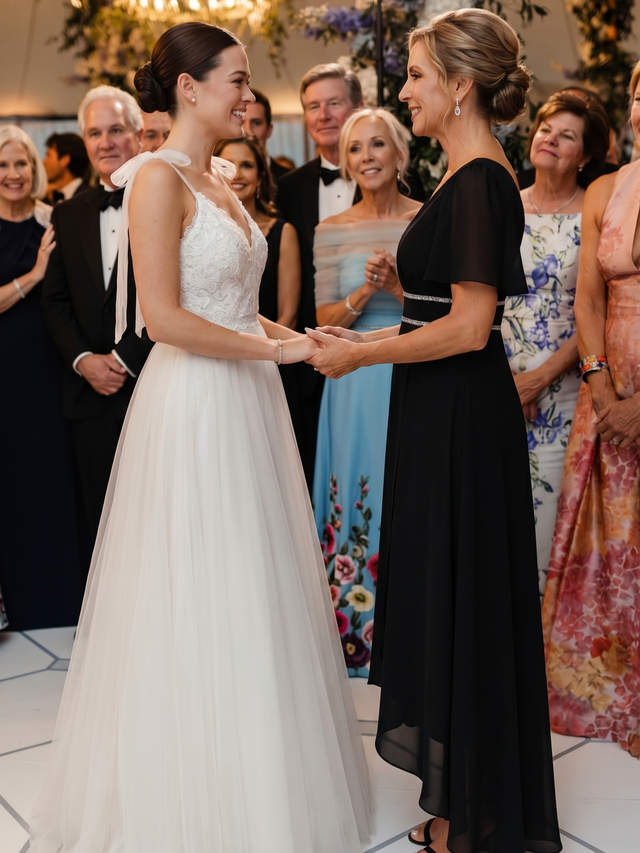ever DAKOTA|Double V-Neck Waist Trimmed Chiffon Mother of the Bride Dress Fan Photos 1

