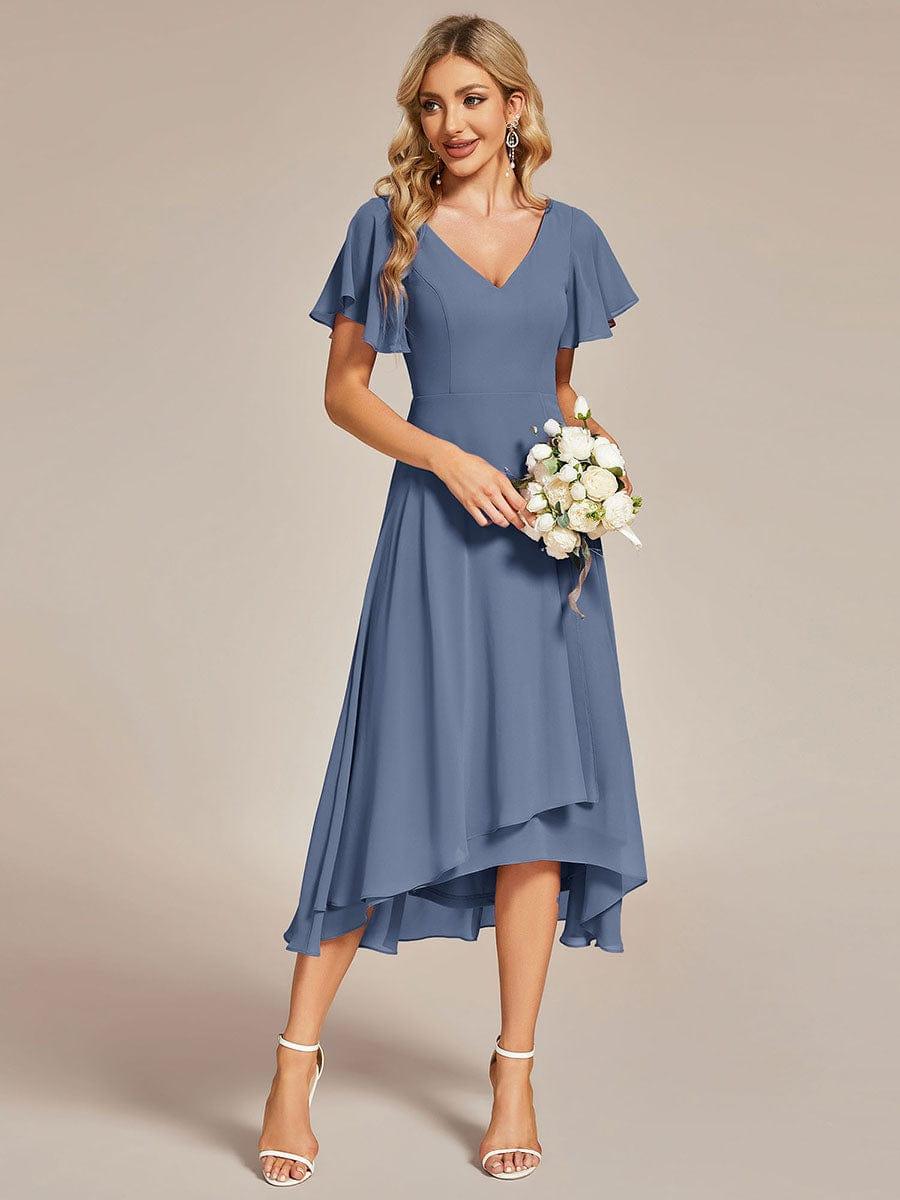 Dusty Blue and Navy Bridesmaid Gowns#style_EG01756DN