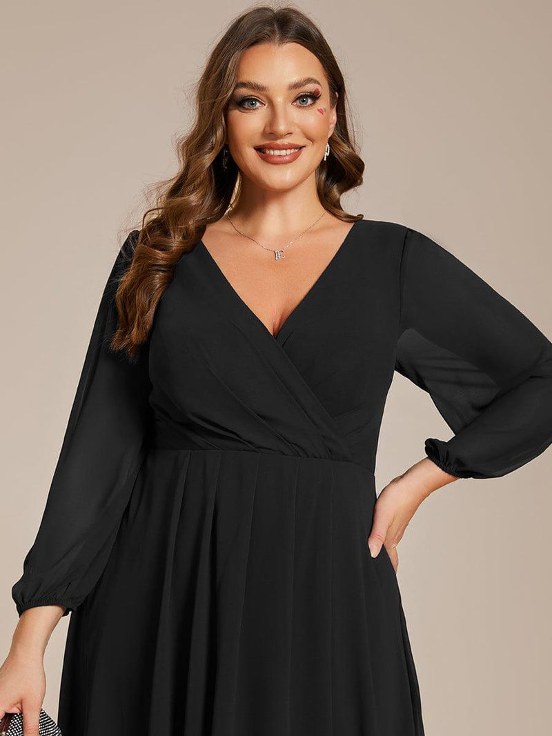 Off Shoulder Maxi Crepe Column Plus Size Wedding Guest Dress mtn2292-1