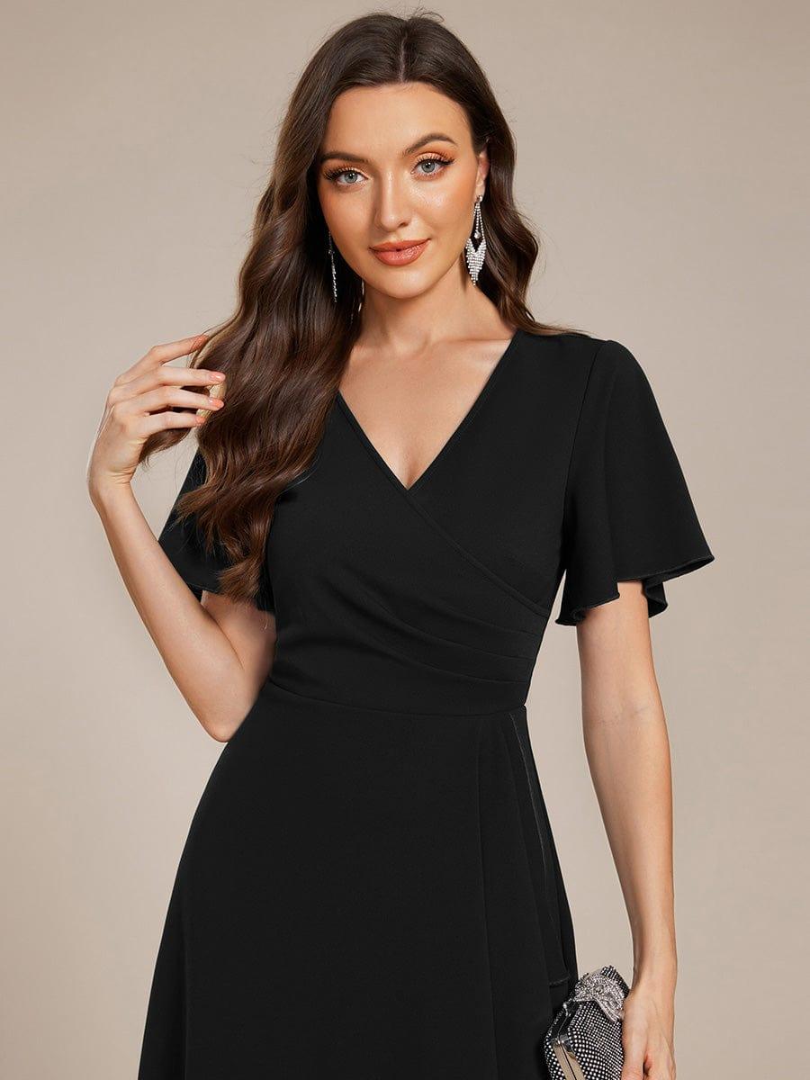 High-Stretch Midi Wedding Guest Dress