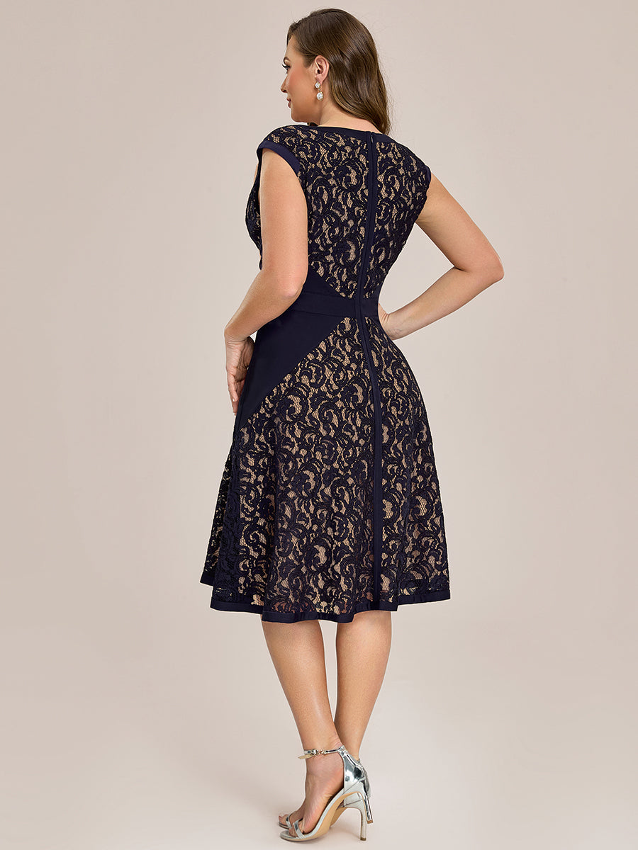 Ever-Pretty See-through Lace Sleeveless Midi Dress Ever-Pretty See-through Lace Sleeveless Midi Dress