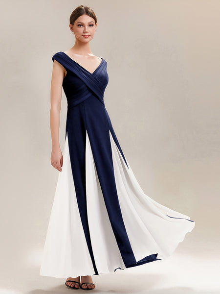 navy and white dress formal Ever-Pretty Elegant V-Neck Colorblock for Women Occasion Dress Second Wedding Dresses floral-jacquard-smythe-coat-burgundy-turtleneck-fit-flare-sweater-dress -over-knee-brown-suede-boots-waist-belt-classic-style-blog-nyc9 - MEMORANDUM Sleeveless Back Size:Large (Fits size US 10/UK 14)