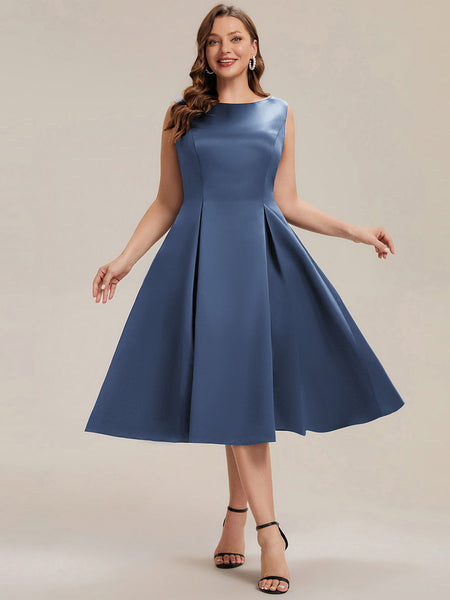 size 14 formal dress Ever-Pretty Plus Satin Midi Cocktail with Pockets this dress is a Size:(2)1X-(2)2X-(2)3X denim look dress Elegant Linen Casual Commute