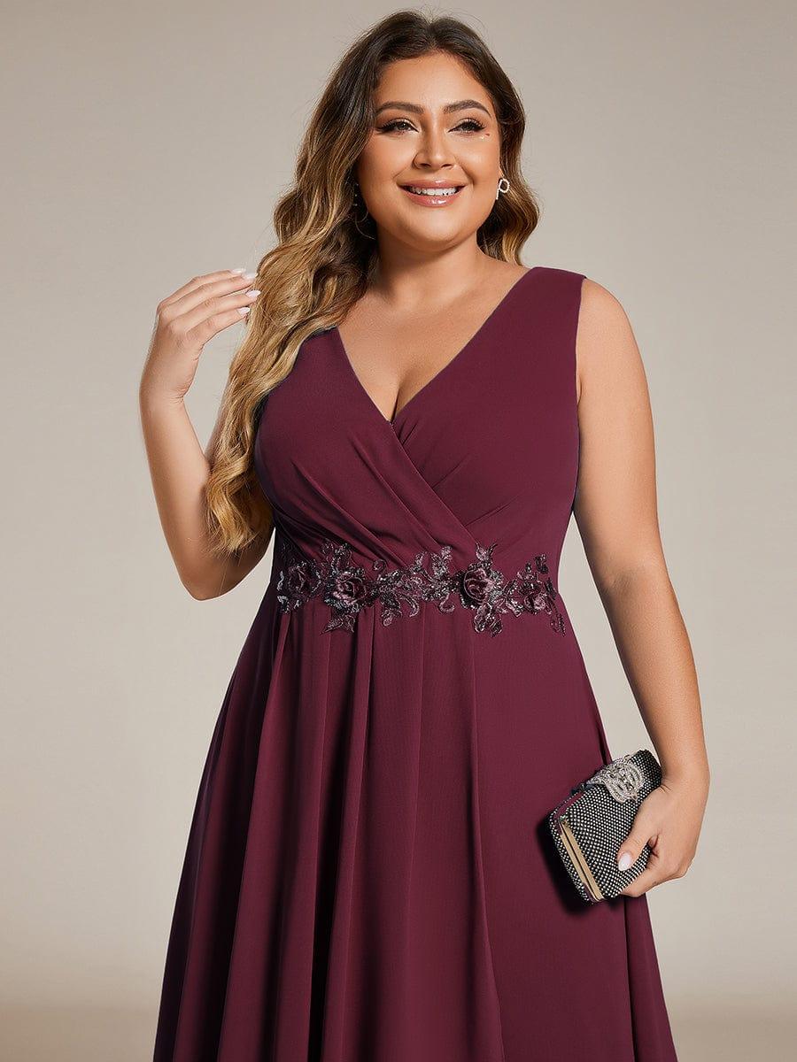 Burgundy Formal Dresses #style_EG41926BD