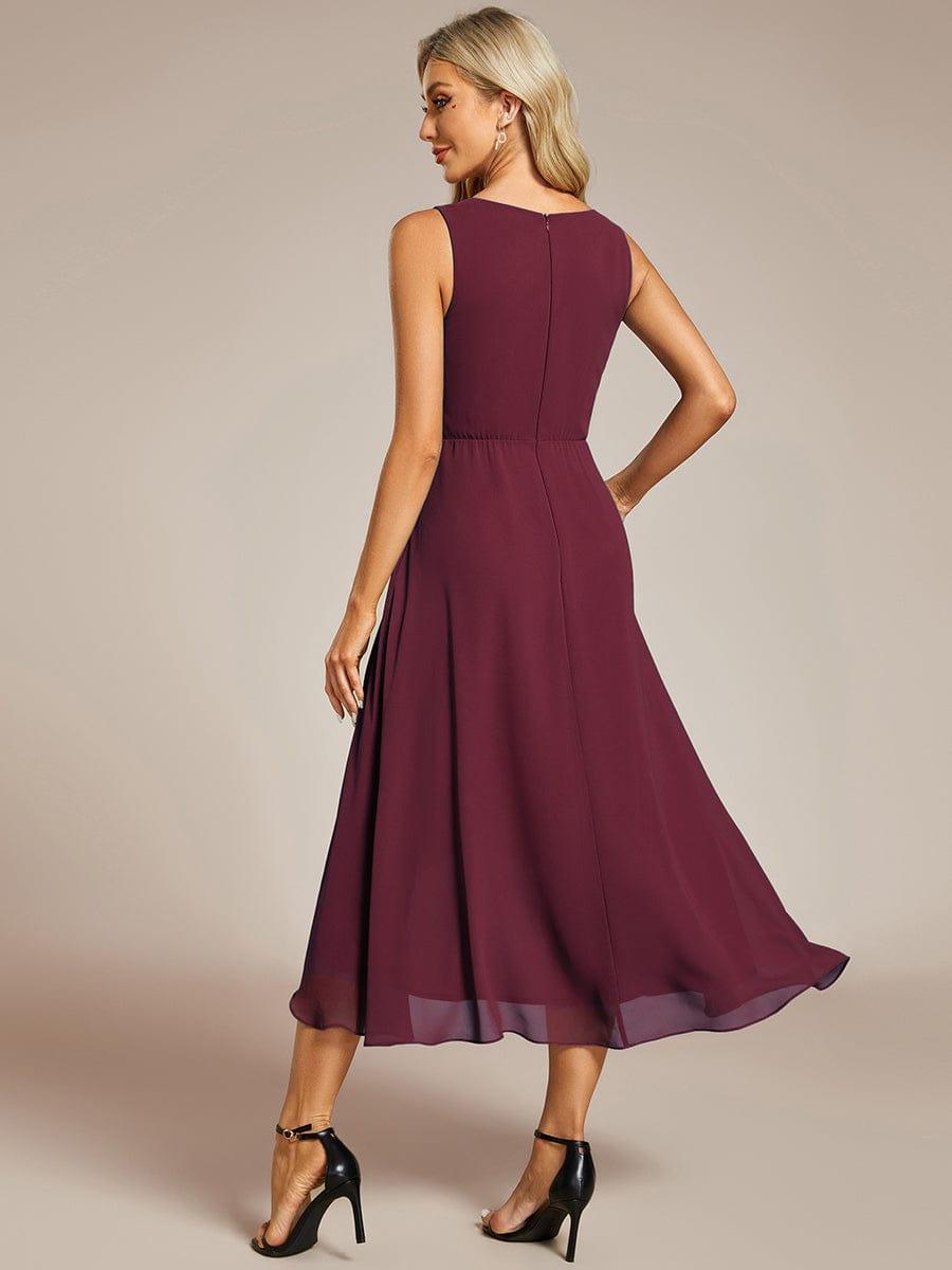 Burgundy Formal Dresses #style_EG41926BD
