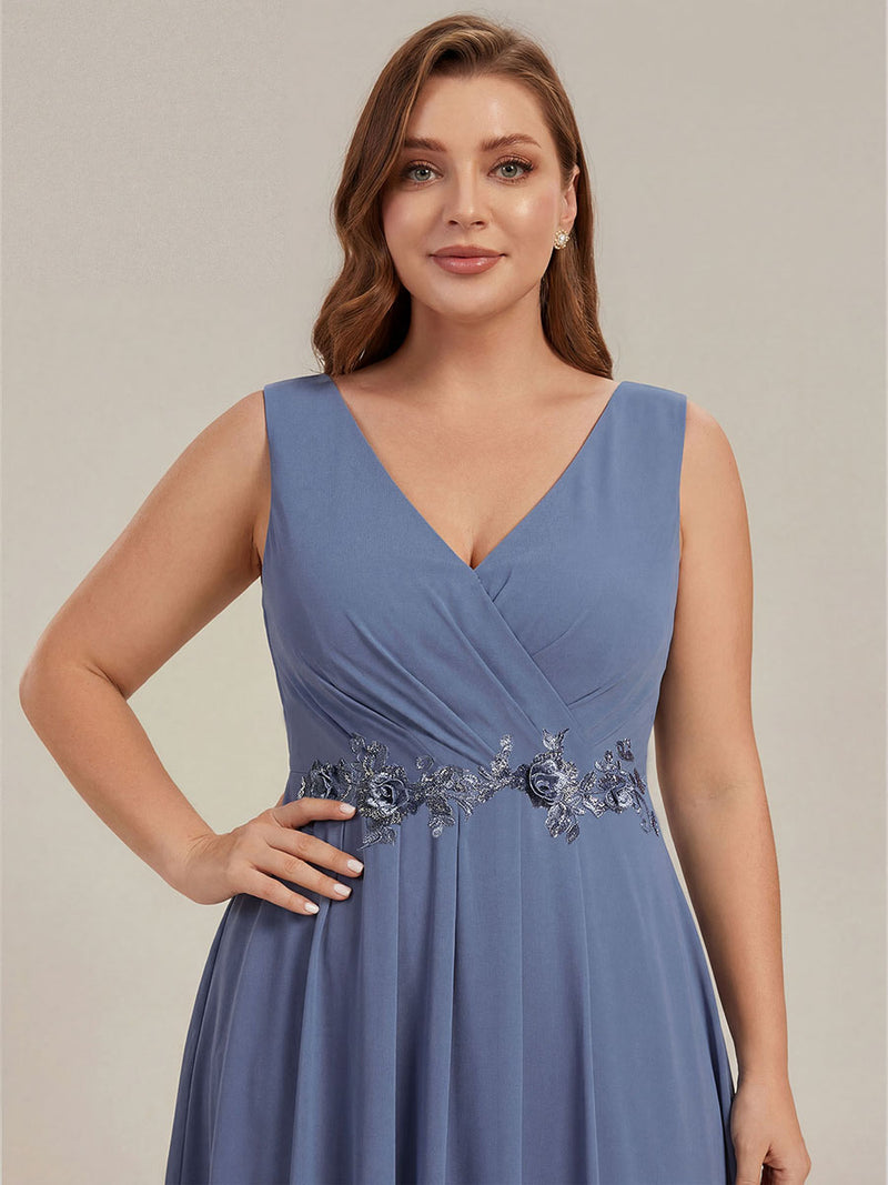 Women's V-Neck Wedding Guest Dress main image 1