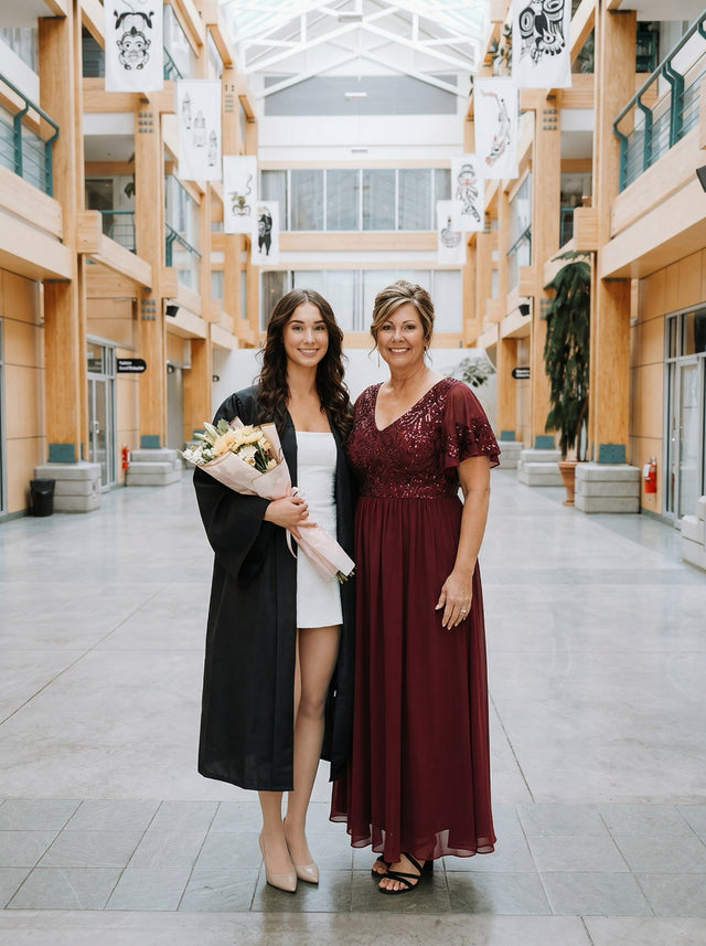 pretty HAZEL|Plus Size V-Neck Short Sleeve Sequin Bodice Mother of the Bride Dress Fan Photos 5
