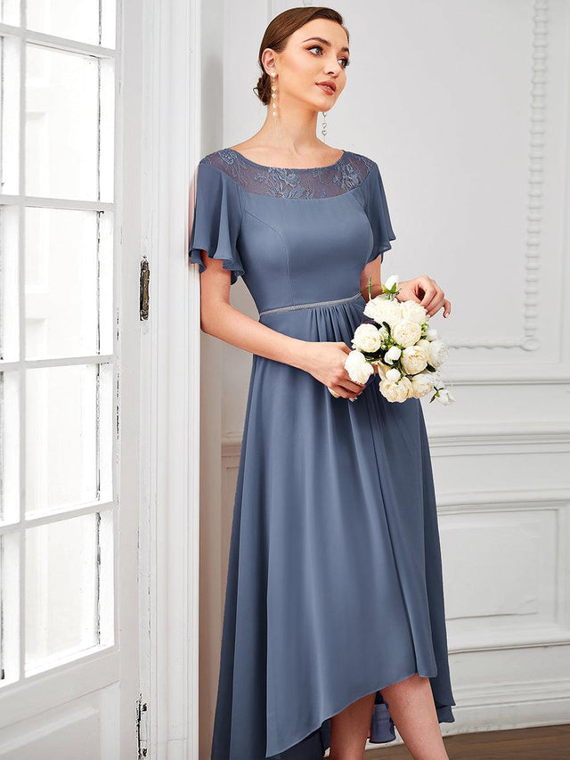 Dusty Blue Bridesmaid Gowns