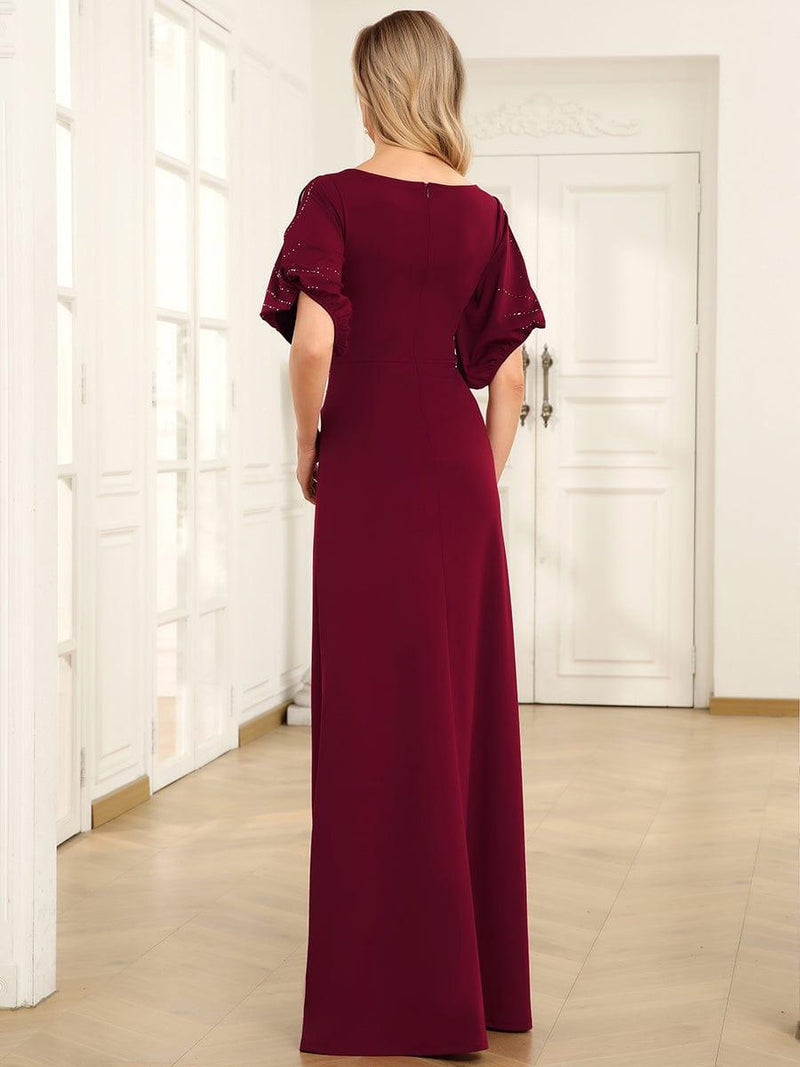Short Sleeve Round Neck Bodycon Formal Dress