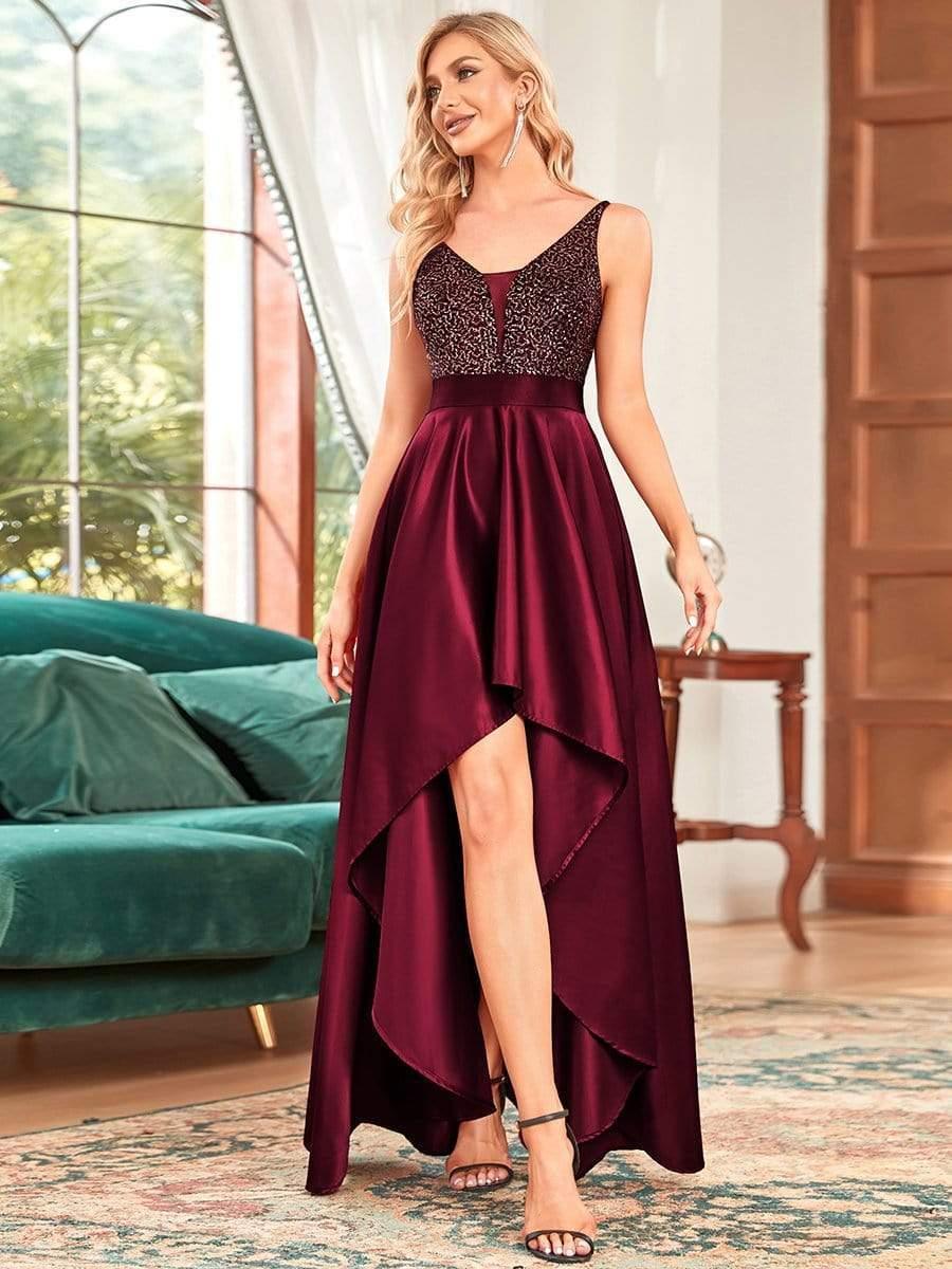 ever ALYNA|Sparkly High-Low Cruise Journey Dress