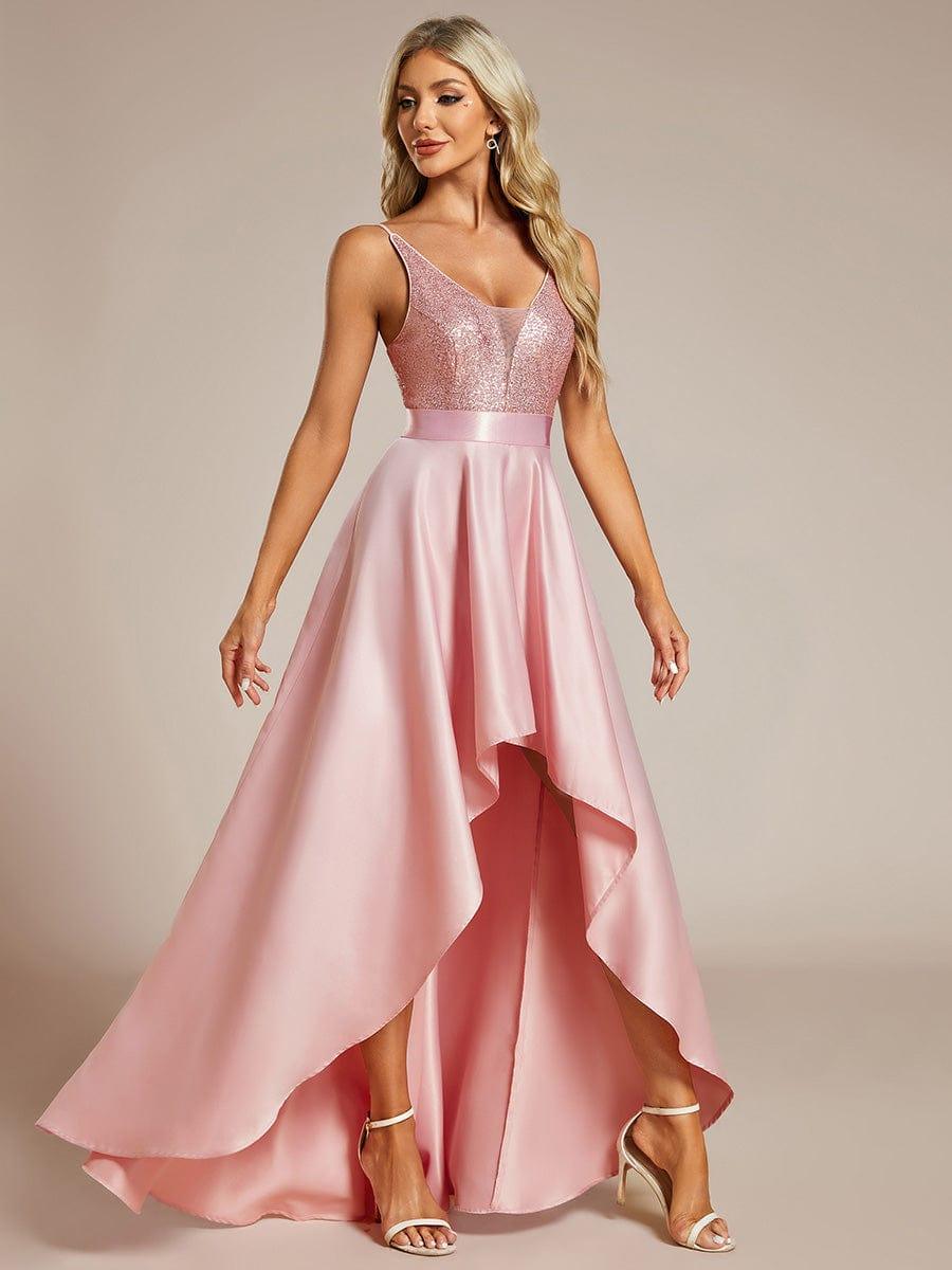 ever ALYNA|Sparkly Bodice High Low Prom Dresses for Women