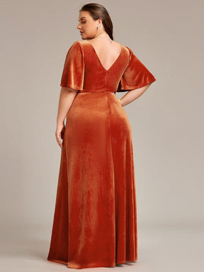 Burnt Orange Bridesmaid Gowns