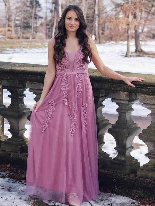 Maxi Long Elegant Ethereal Tulle Evening Dress Fan Photos 1
