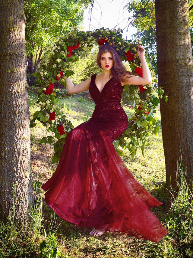pretty ORIEL|Plus Size Maxi Sequin Formal Dresses & Gowns Fan Photos 4
