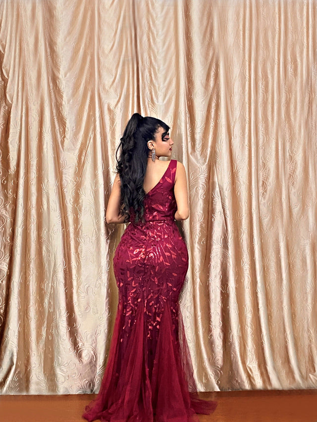pretty ORIEL|Plus Size Maxi Sequin Formal Dresses & Gowns Fan Photos 7
