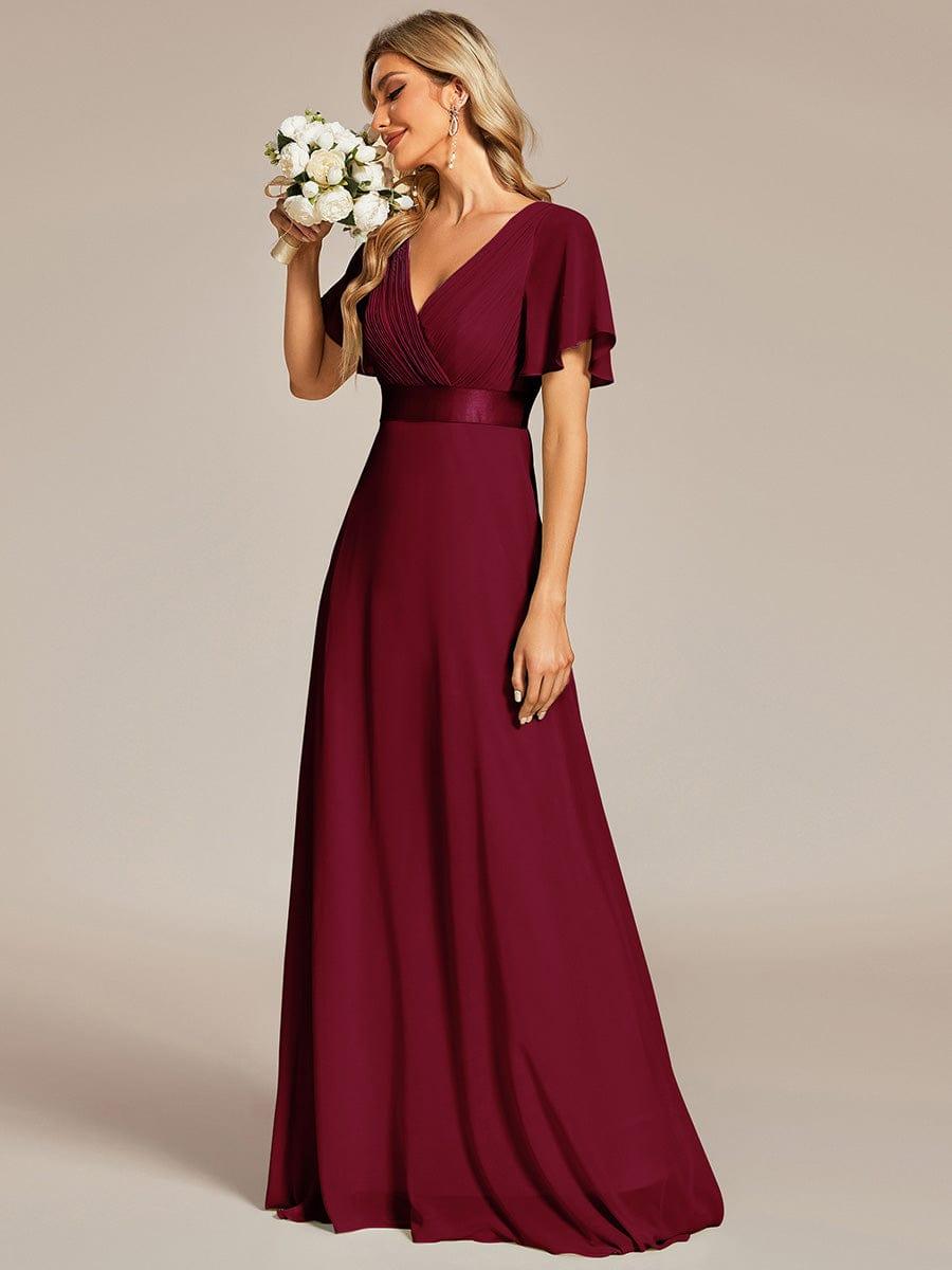 Burgundy Bridesmaid Gowns #style_EP09890BD