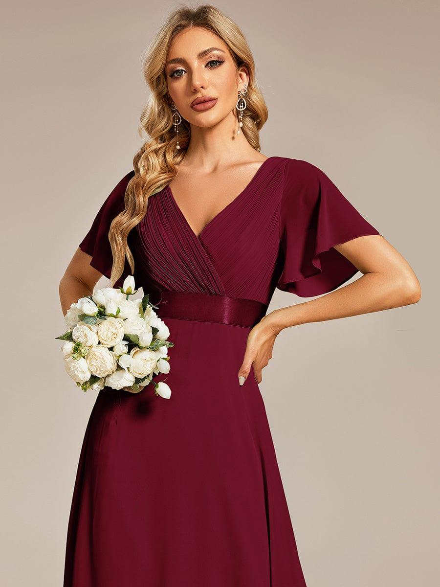 Burgundy Bridesmaid Gowns #style_EP09890BD