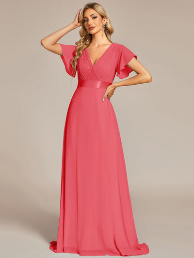 Ever-Pretty Chiffon Swatch #Color_Coral