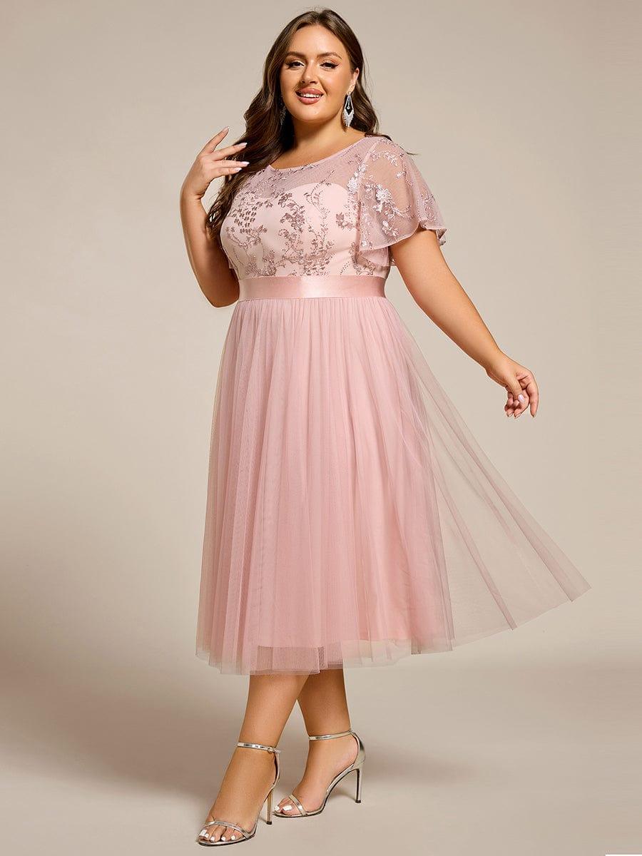Pink Bridesmaid Gowns #style_ES02293PK