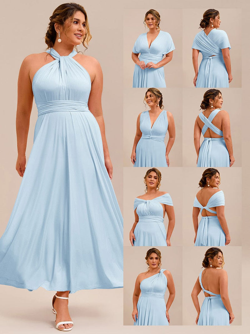Versatile Convertible High Stretch Bridesmaid Dress