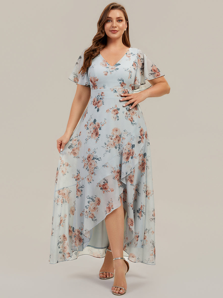 High Low Bridesmaid Dress with Flutter Sleeves - Ever-Pretty US High Low Bridesmaid Dress with Flutter Sleeves - Ever-Pretty US
